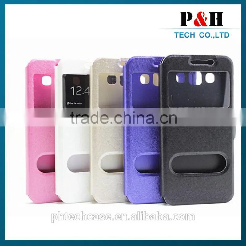 2015 Hot Selling New Style PU Leather Flip Case Cover Flip for Samsung Galaxy E7
