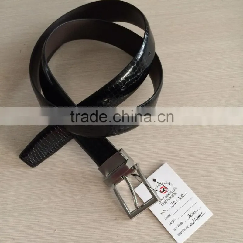 wenzhou PU bonded leather man belt
