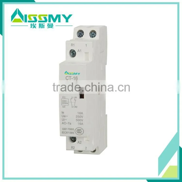 CT series 16Amp 1NC 50/60Hz household ac contactor in Aissmy