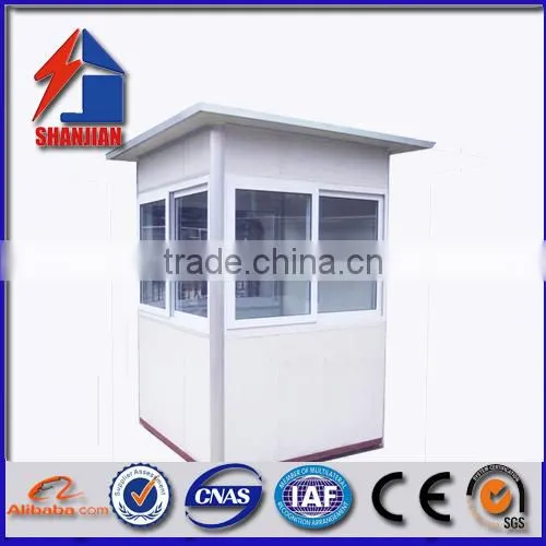 2015 new guard house/sentry box with iso certification prefab house
