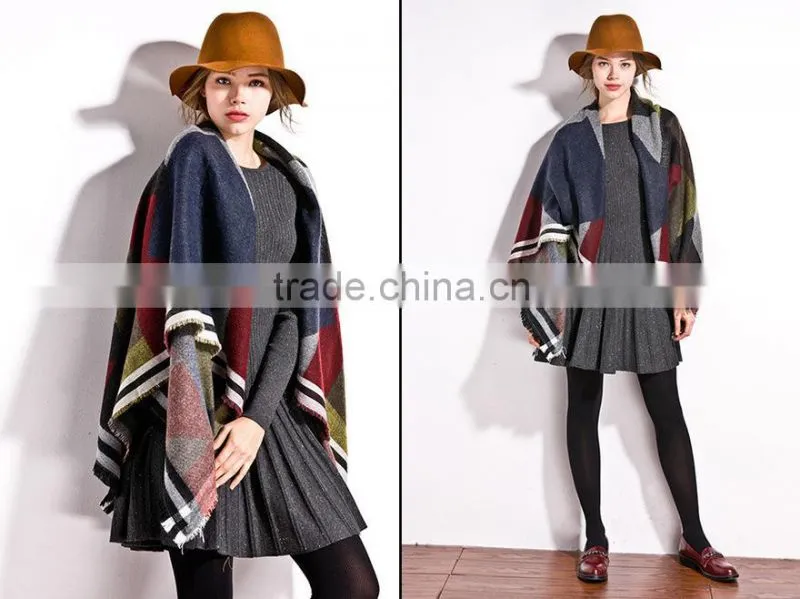 2016 Fashion red cashmere pashmina shawl sacrf