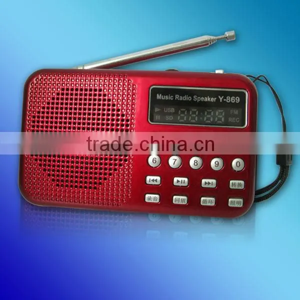 Mini Music Cube Speaker with LED light