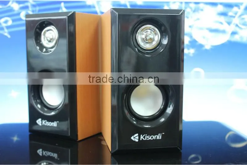 China Manufacturer Modern Wooden Speaker Stands for Laptop Computer