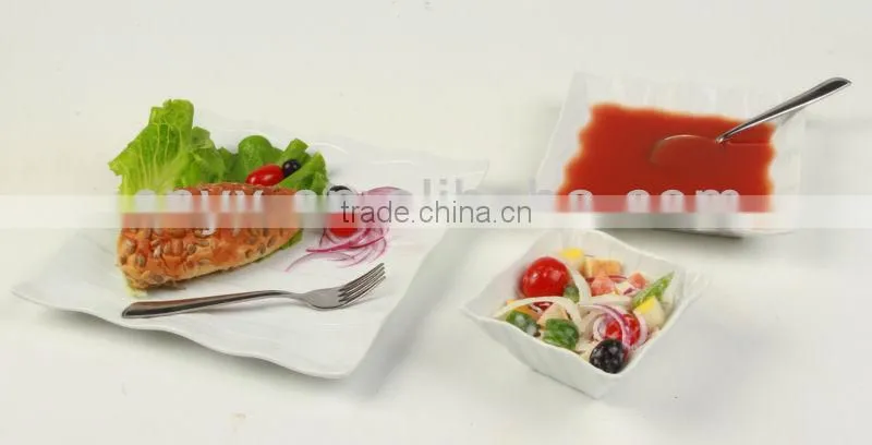 12PCS Ceramic Square Dinner Set
