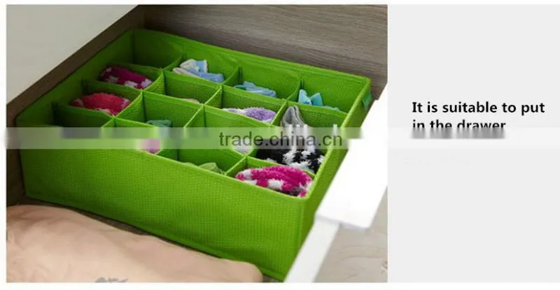 Bacteriostatic Folding Non-Woven Underware/Socks Organizer Box Socks Storage Box