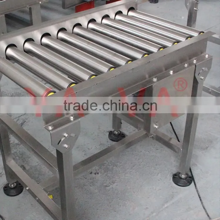 portable roller conveyor system for light loading