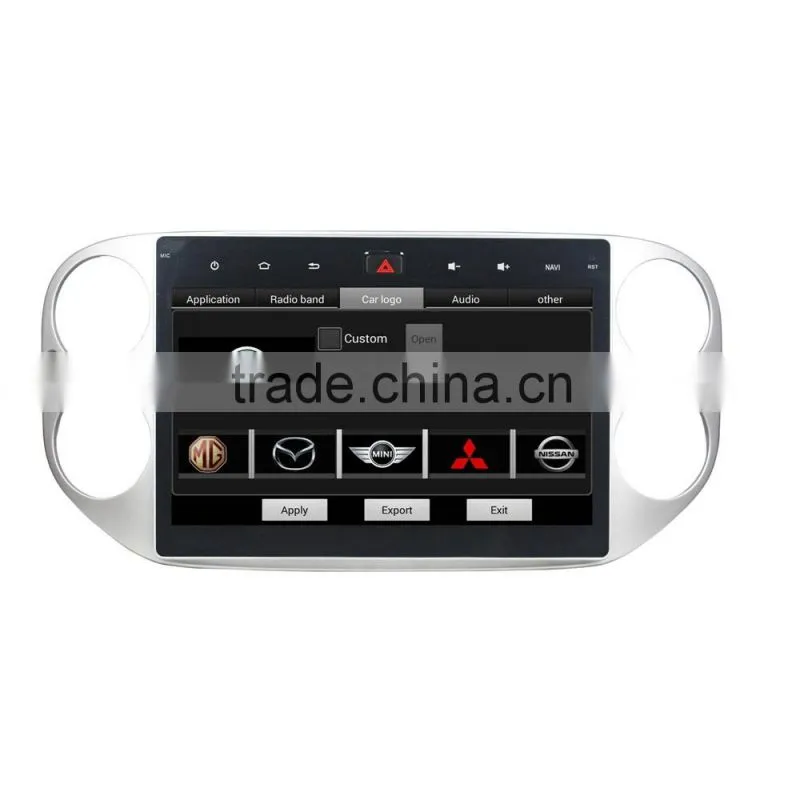10.1 HD Android 5.1 car multimedia system in dash for volkswagen tiguan navigation radio 2013-2015
