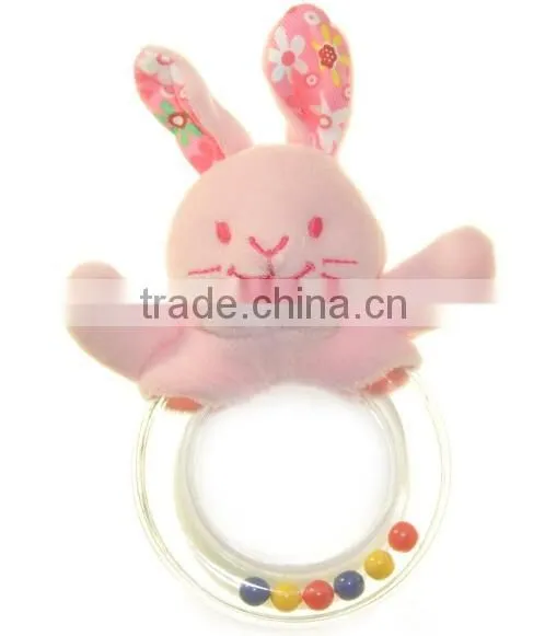 baby rattle,baby rattle toys,Plush Animal Toy With plastic baby rattle,Baby Rattle Toy