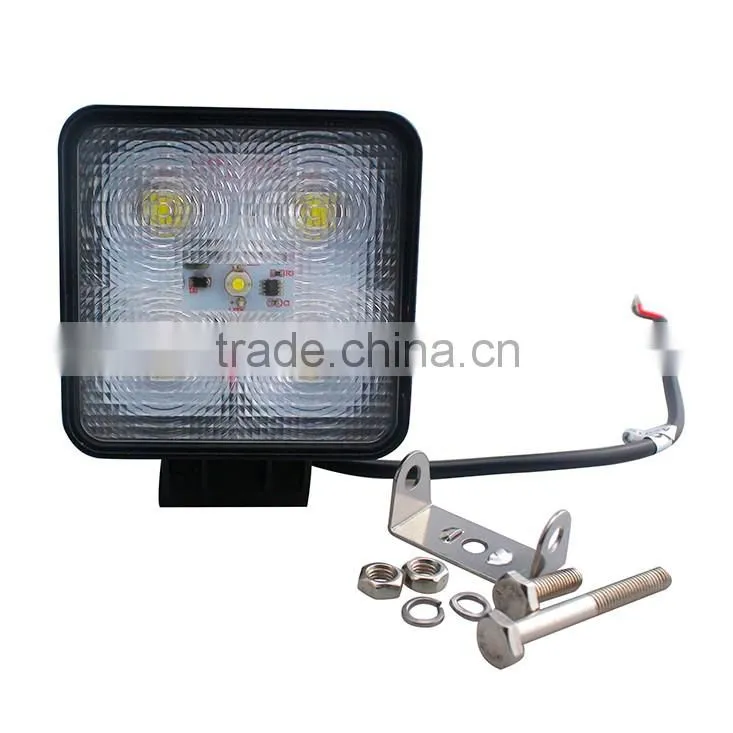 China manufacturer 1100LM Epistar led fog light 15W 5 inch 12v car led work light