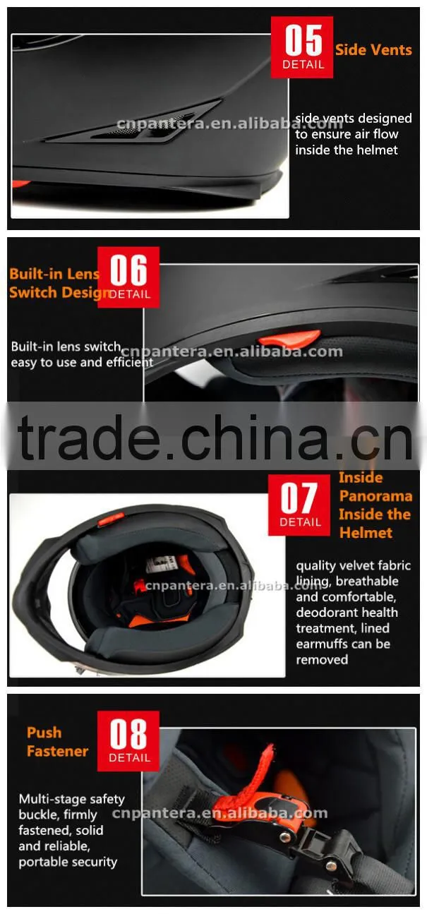 Full Face ABS/PP Shell OEM Motorcycle Helmet