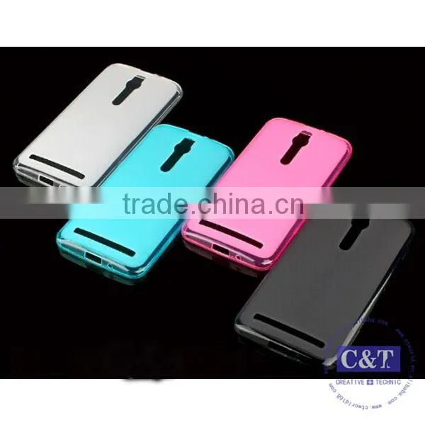 C&T New Hot TPU Slim Flexible Transparent Case for Asus Zenfone Selfie Zd551kl Clear
