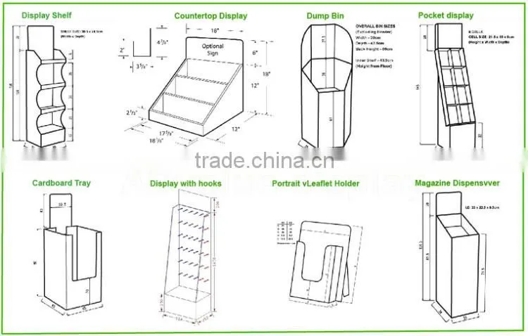Factory OEM CUSTOM Cardboard Pallet Display free standing rack for Toothbrush toothpaste POP Sales
