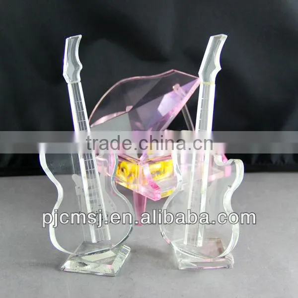 crystal musical instruments for wedding gift favors CM-002
