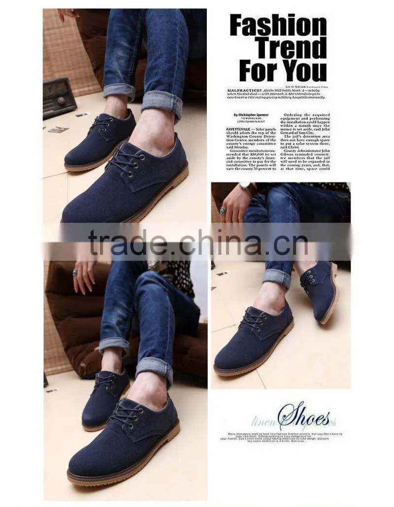2015 European style Men's Swede Leather Shoes Cow Muscle Outsole Casual Loafers Sneakers for Men Flats shoes
