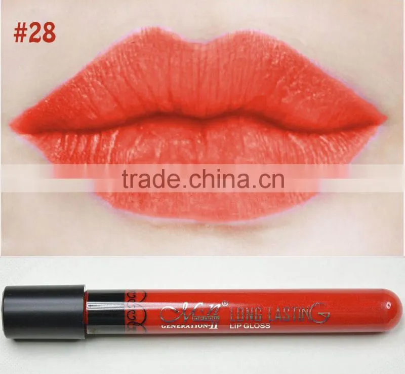 Hot Sales Women Ladies Waterproof Elegant Color Lipstick Matte Smooth Long Lasting Lip Stick Lipgloss