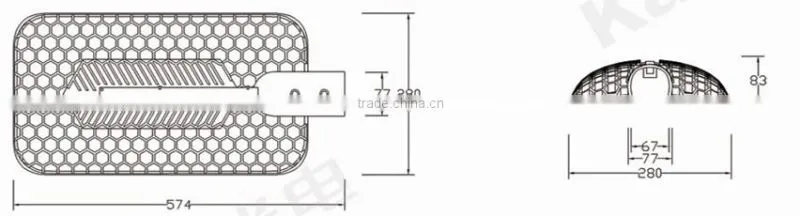 2016 Unique honeycomb design led street light, 100W led street light