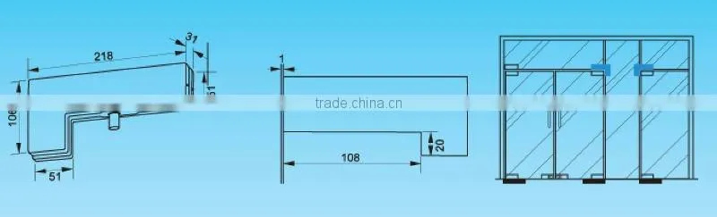 Glass patch fitting,glass door clamp,glass fitting