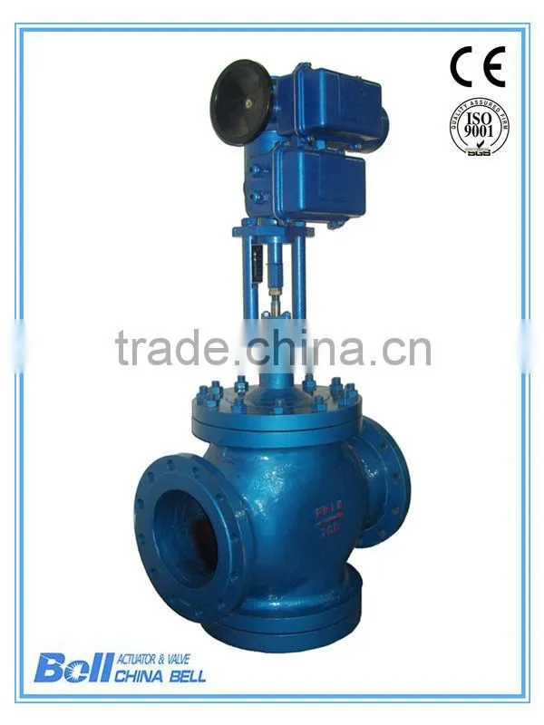 high temperature flow control valve for building heat exchanger application