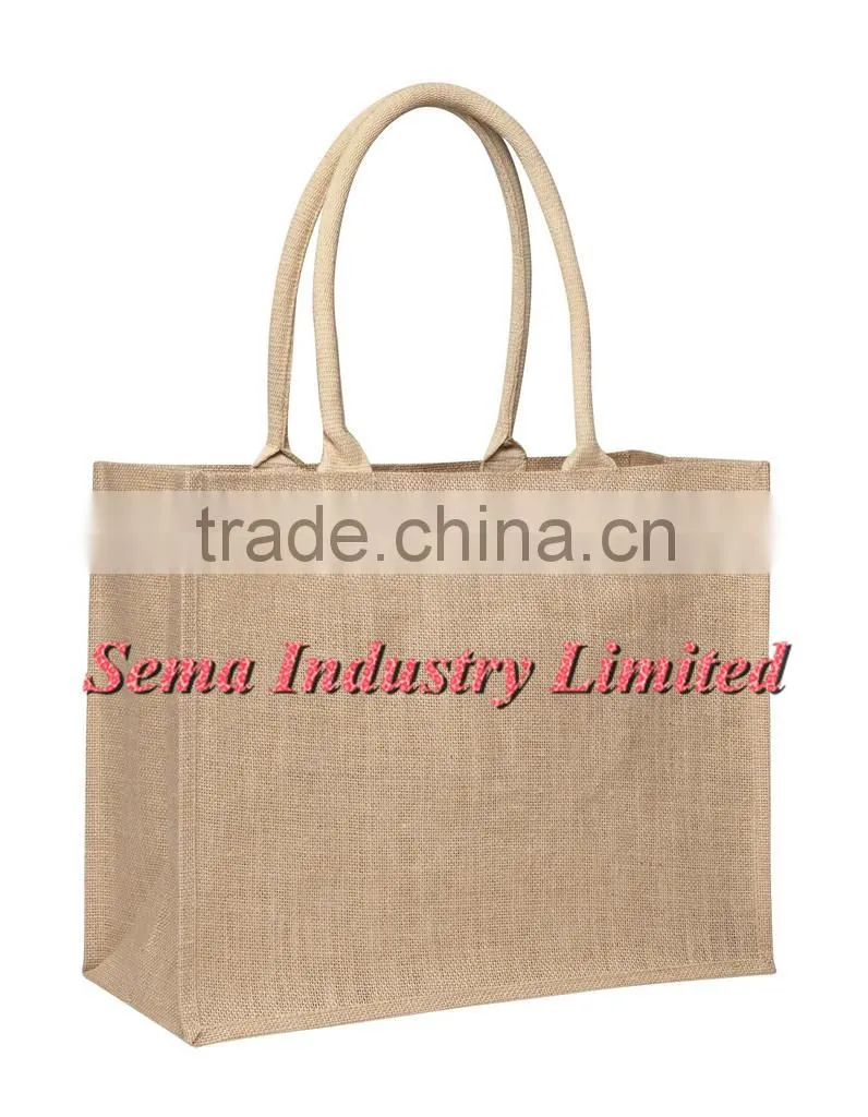 personalised jute shoulder bags and burlap sack for wholesale