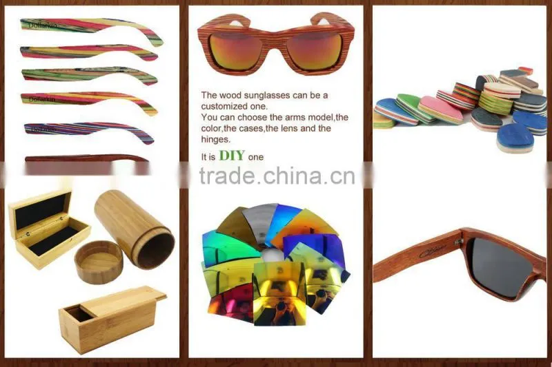 2016 Wholesale Custom Optical Shampoo&Wood Glasses customized Logo for All Ages