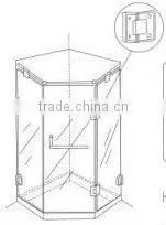 Heavy Duty glass shower pivot hinges/shower door hinge