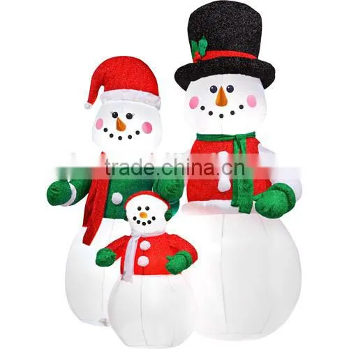 High quality Inflatable Discount product,Christmas decoration product of Christmas snow man
