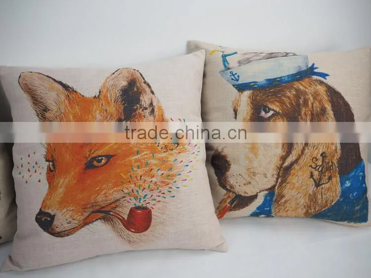 Hot sale comfortable best sale American style smoking design backrest pillow decorative body pillow covers