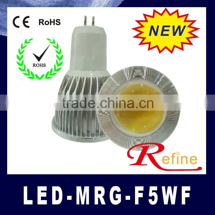 5W 36degree narrow beam angle led spotlight gu10 led bulb light