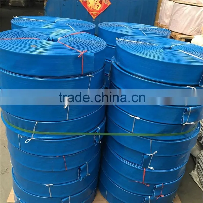 6 inch pvc irrigation layflat hose/6 inch lay flat hose