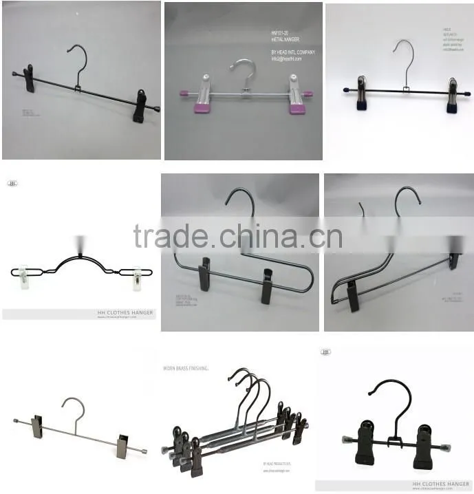 Metal bottom hanger trouser hanger metal pants hanger
