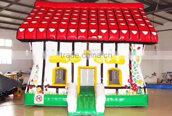 Happy house inflatable bouncer castle , air bouncer inflatable trampoline