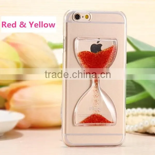 Fantastic Hourglass Design Colorful Clear PC Case for IPhone 6 /6s /6 plus