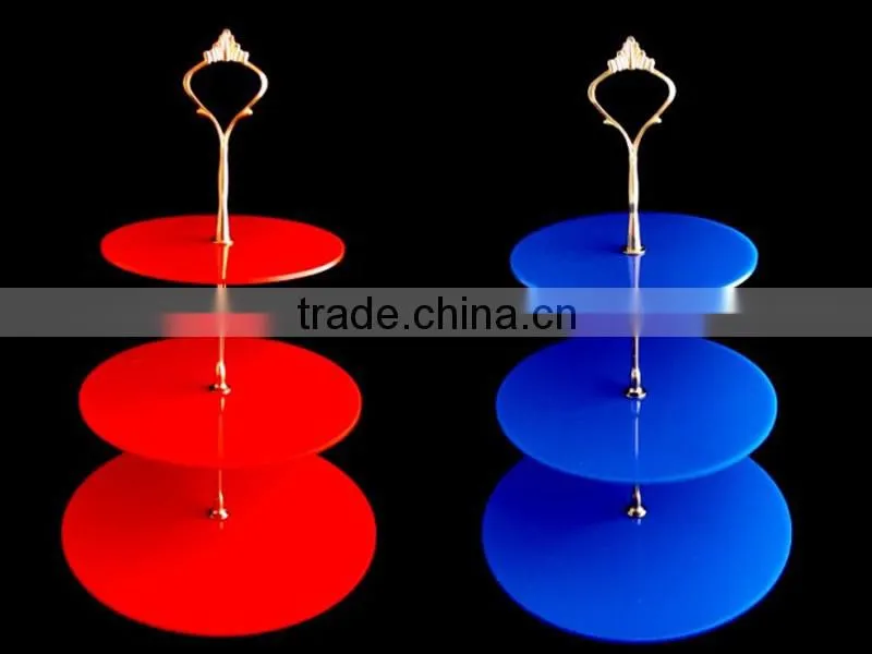 White acrylic wedding cake stand, plastic perspex cupcake stand, lucite cake stand