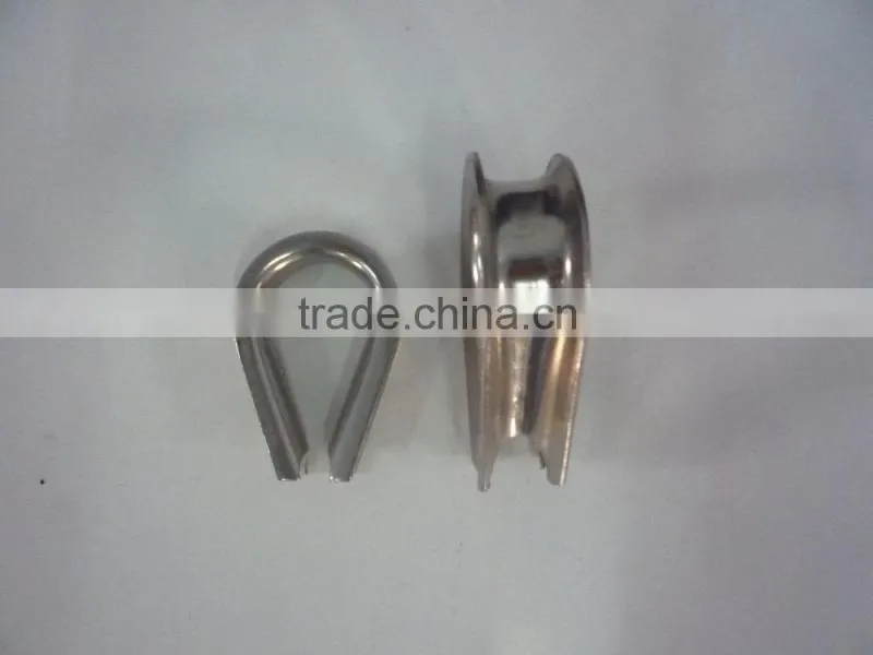 stainless steel electric wire rope thimble