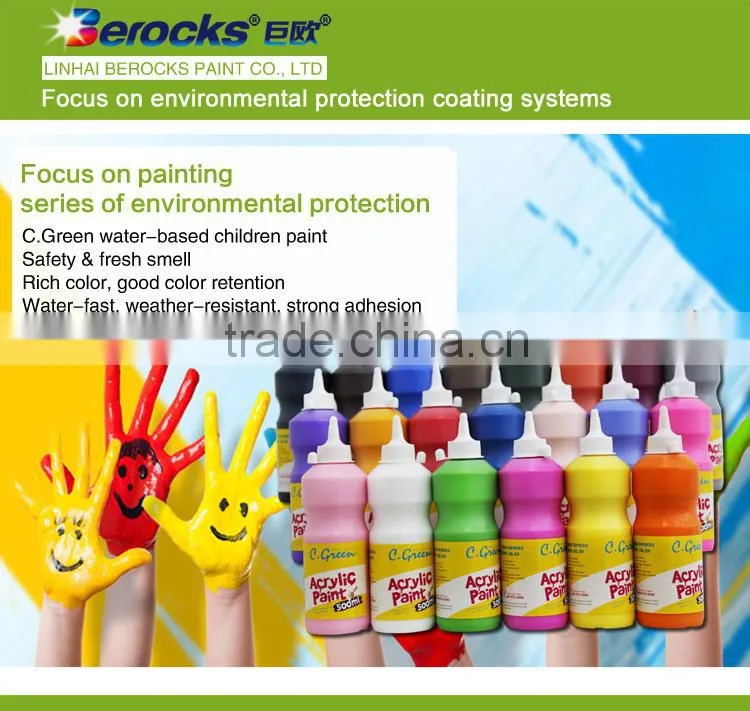 environmentally friendly acrylic emulsion paint for children made in china