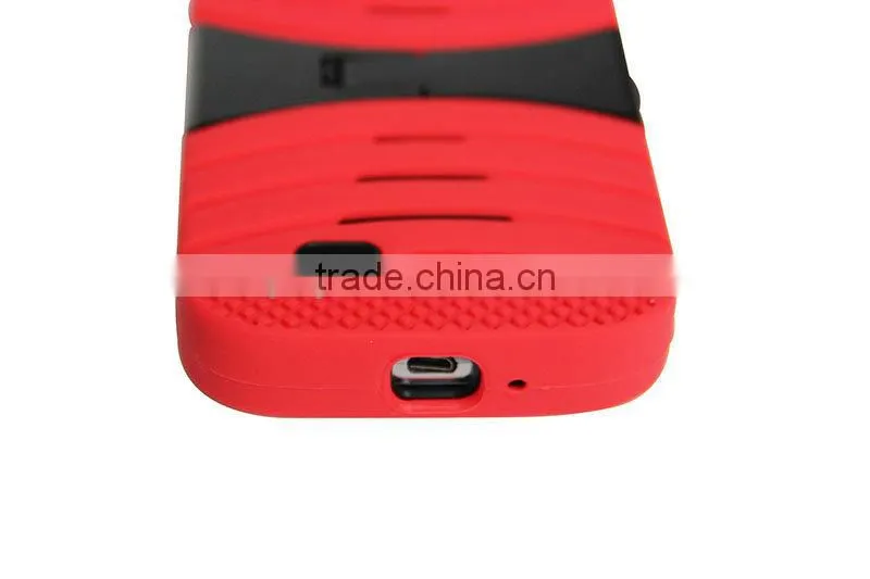 PC+Silicone mobile phone Case Kickstand For Samsung Galaxy S5 i9600