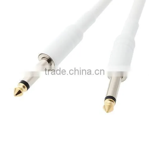 26ft / 8m 6.35mm Mono Male to 6.35mm Mono Male Cable Wire Cord for Guitar Bass Instrument