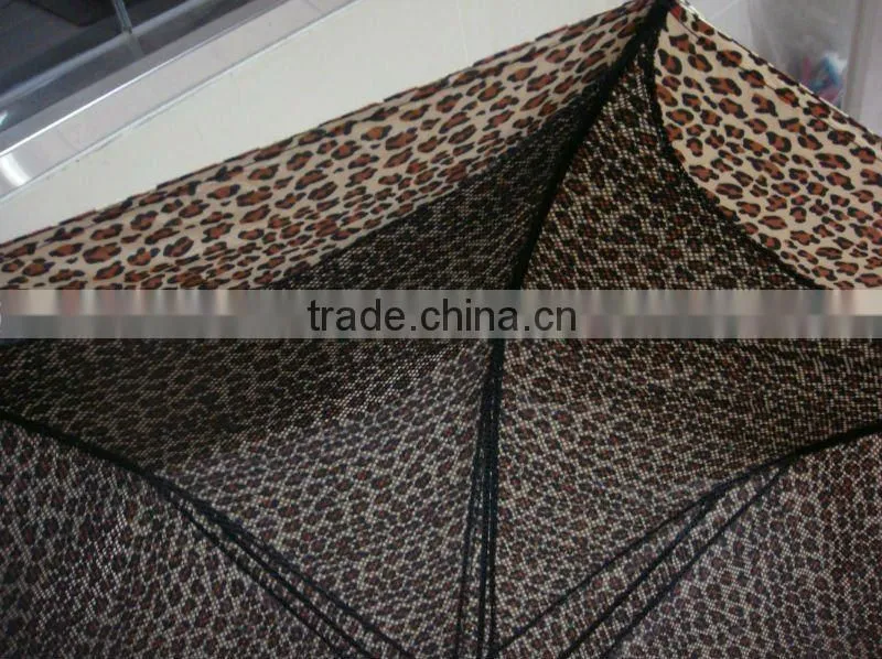 long curved handle fashion dome leopard pretty lady Umbrella