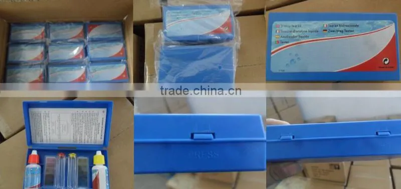 swimming pool test kit PH & CL water test kits , liquid Reagent for Swimming Pool & Spa