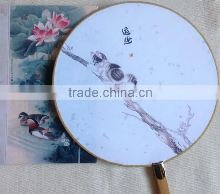 2015 New Hioliday Sale Event Party Supplies Paper Hand Fan Wedding Decoration