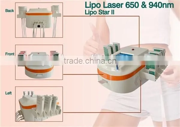 650nm and 940nm Fat Burning Weight Loss Lipo Laser Machine