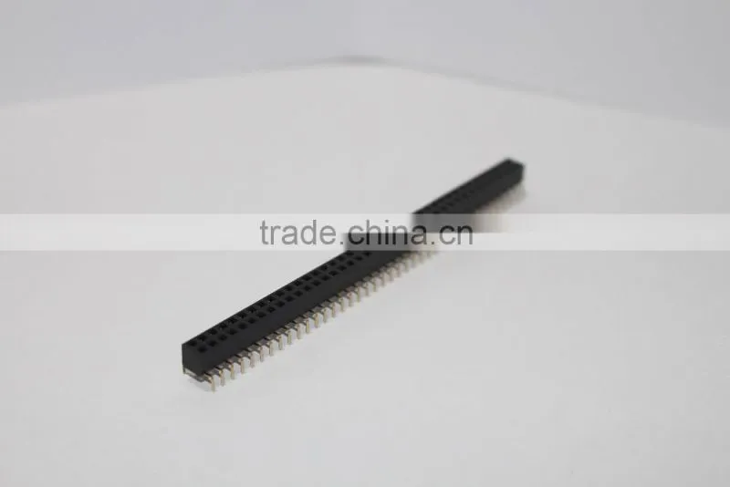 Female Header 2.54mm Double Row Bottom Entry type