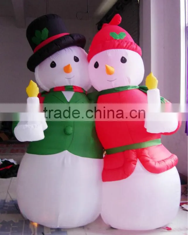 Inflatable Snowman decoration for Xmas