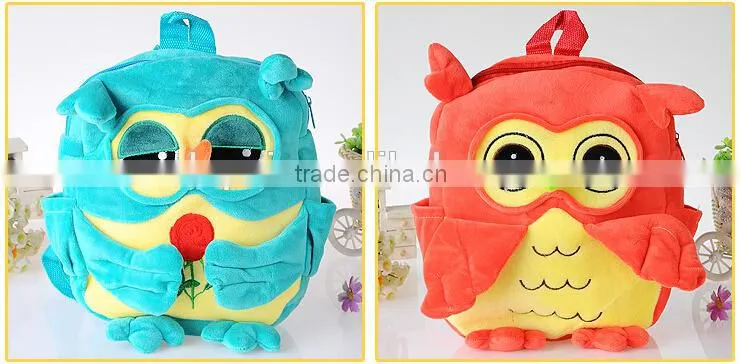 Hot selling cute cartoon animal school bags for kids