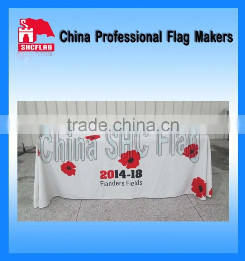 Customized design printed promotion event show 6ft/8ft table covers
