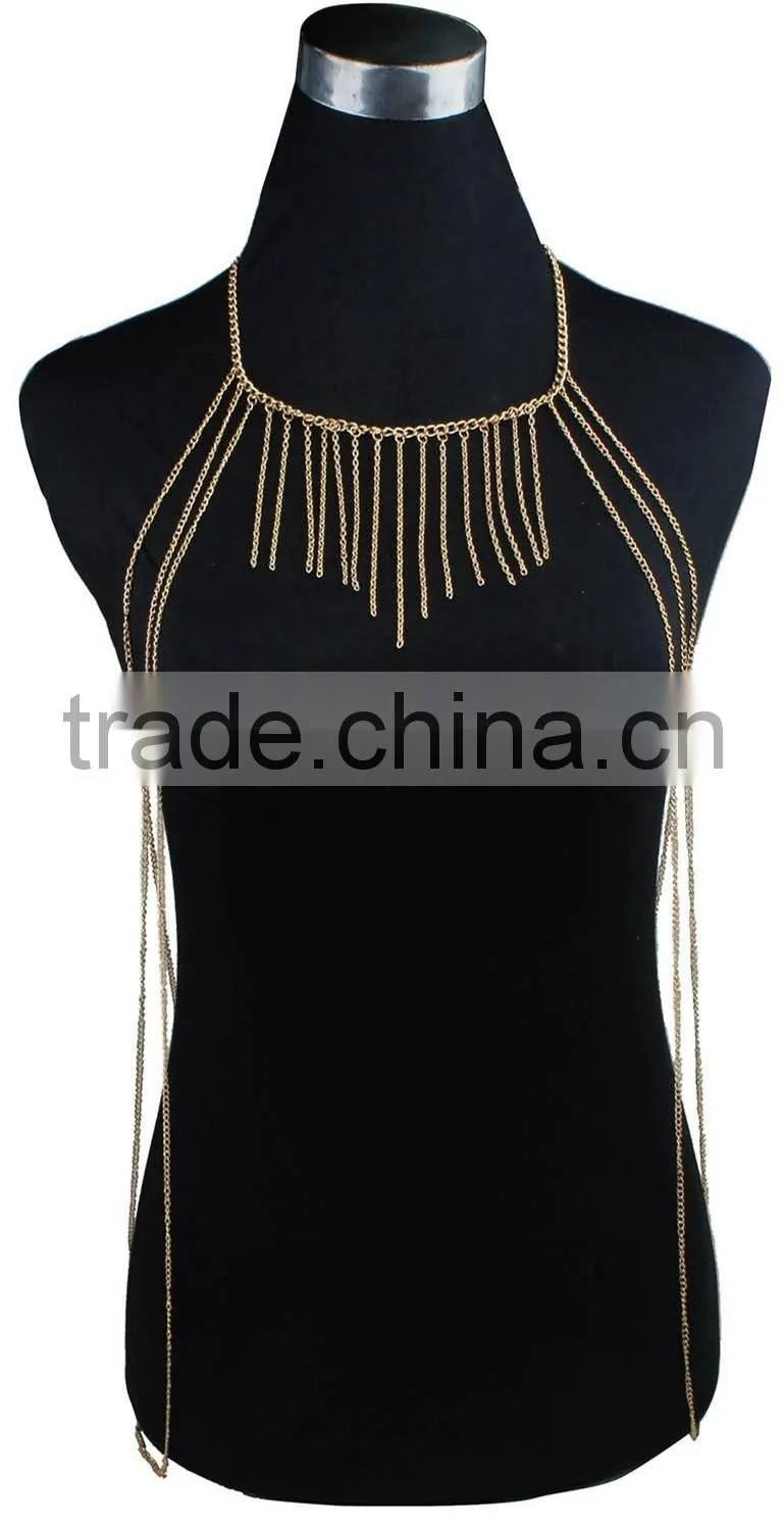 Beach tassel body chain sexy waist chain