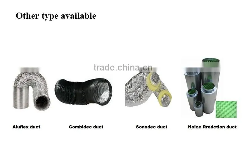 Flexible PVC Air Duct Hose Grow House Air Ducting Pipe with Lightweight