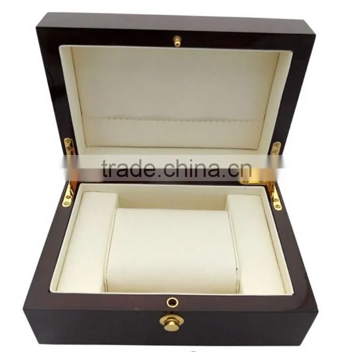 2016 new design large men wood watch gift box for top sale