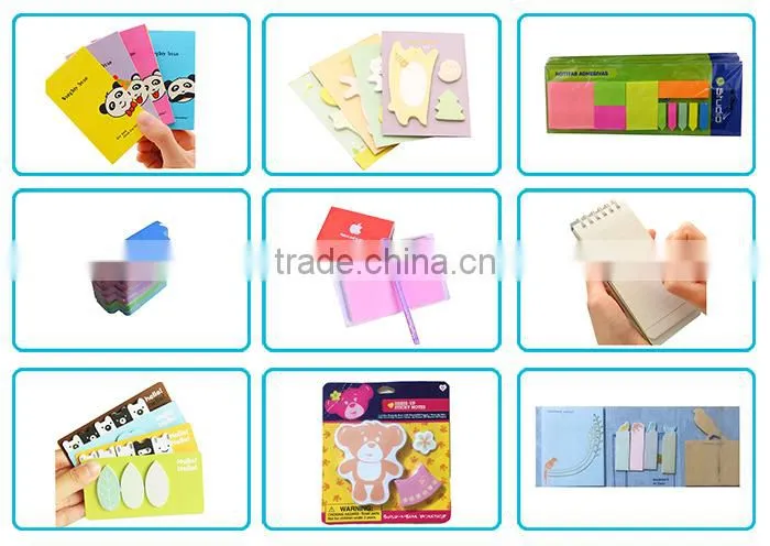 cartoon characters paper bookmark sticky notes