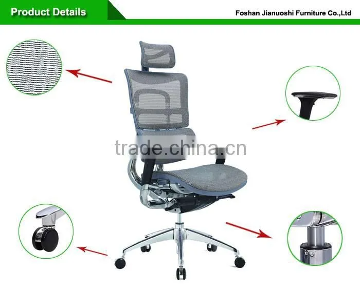 high back black full mesh chair with headrest